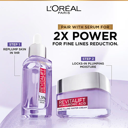 LOREAL REVITALIFT HYALURONIC ACID PLUMPING DAY CREAM 50ML - Image 7