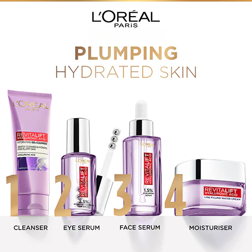 LOREAL REVITALIFT HYALURONIC ACID PLUMPING DAY CREAM 50ML - Image 8