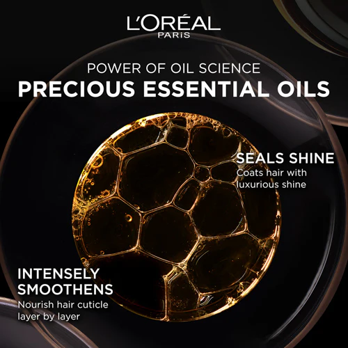 LOREAL SHAMPOO EXTRAORDINARY OIL PREMIUM SLEEK 440ML - Image 4