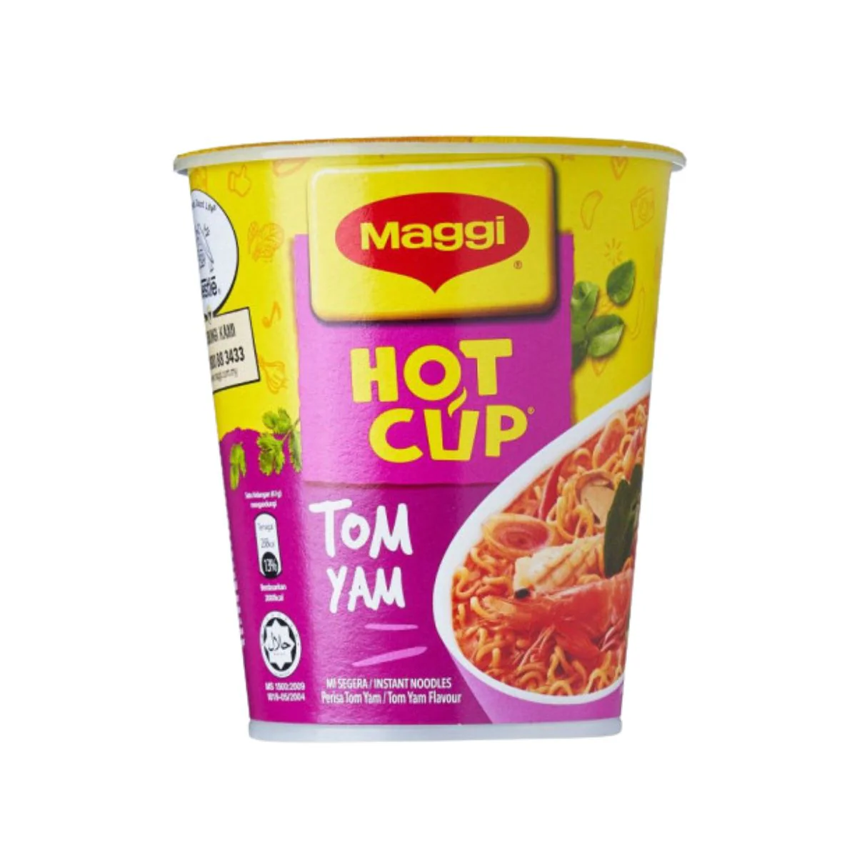 MAGGI HOT CUP NOODLE TOM YAM 60G