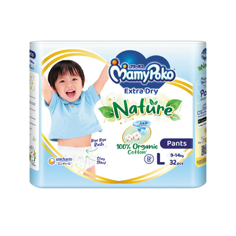 MAMYPOKO EXTRA DRY NATURE PANTS L 32S