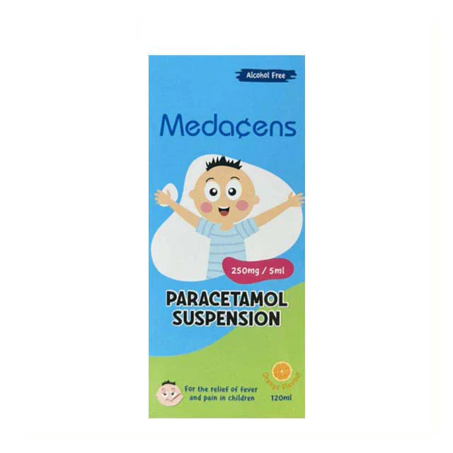 MEDACENS PARACETAMOL SUSPENSION 250MG 120ML