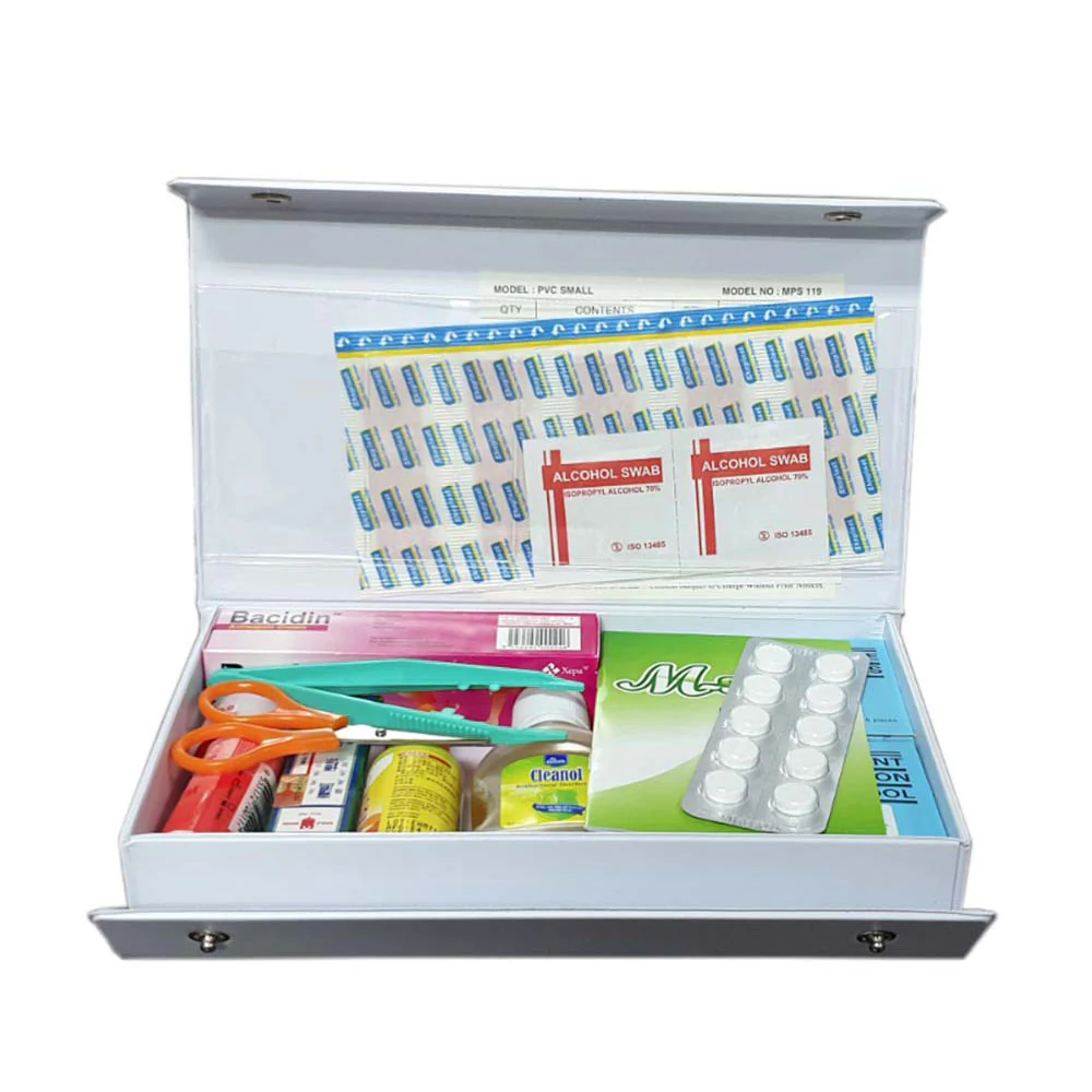 MEDISHIELD FIRST AID KIT PVC MPS 119 EQUIPPED SMALL