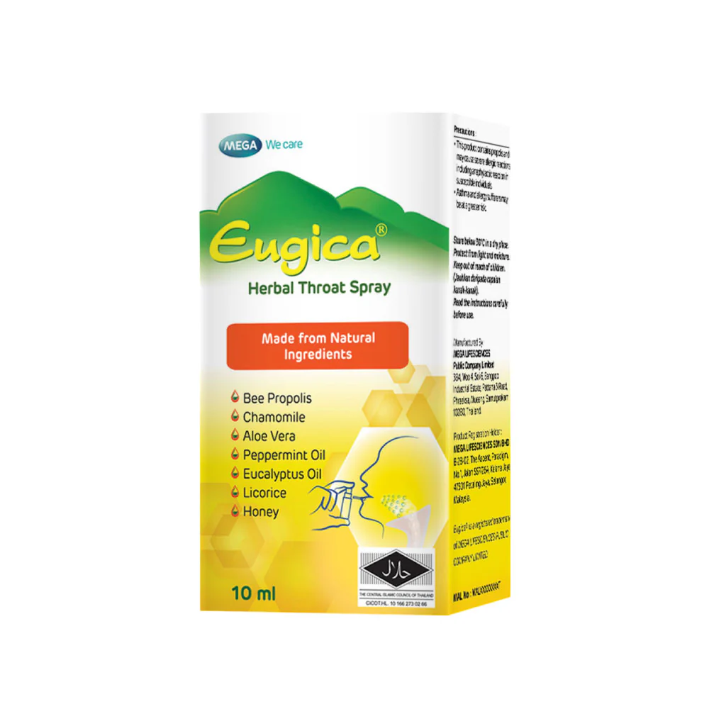 MEGA EUGICA HERB THROAT SPRAY 10ML - Image 2