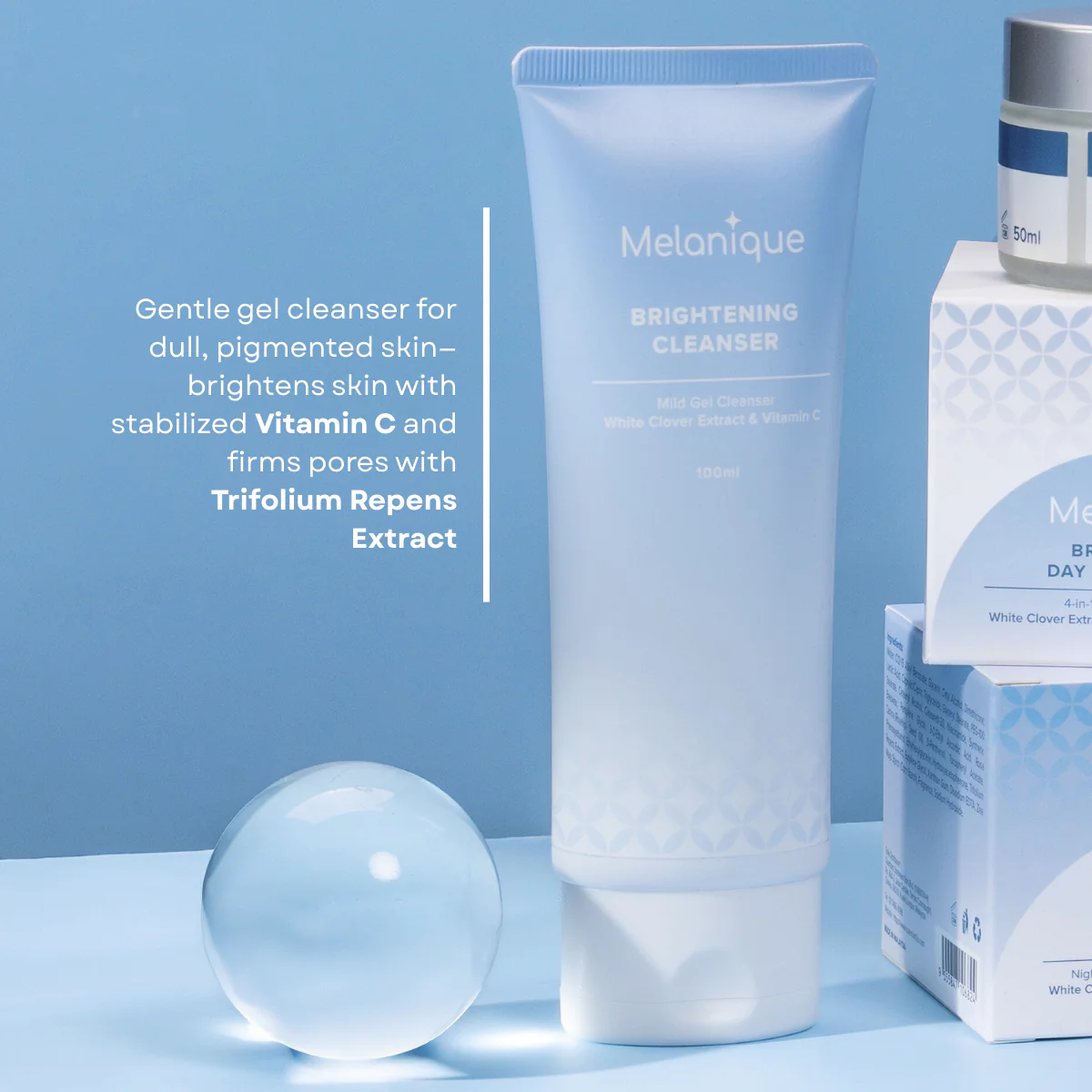 MELANIQUE BRIGHTENING CLEANSER 100ML - Image 3