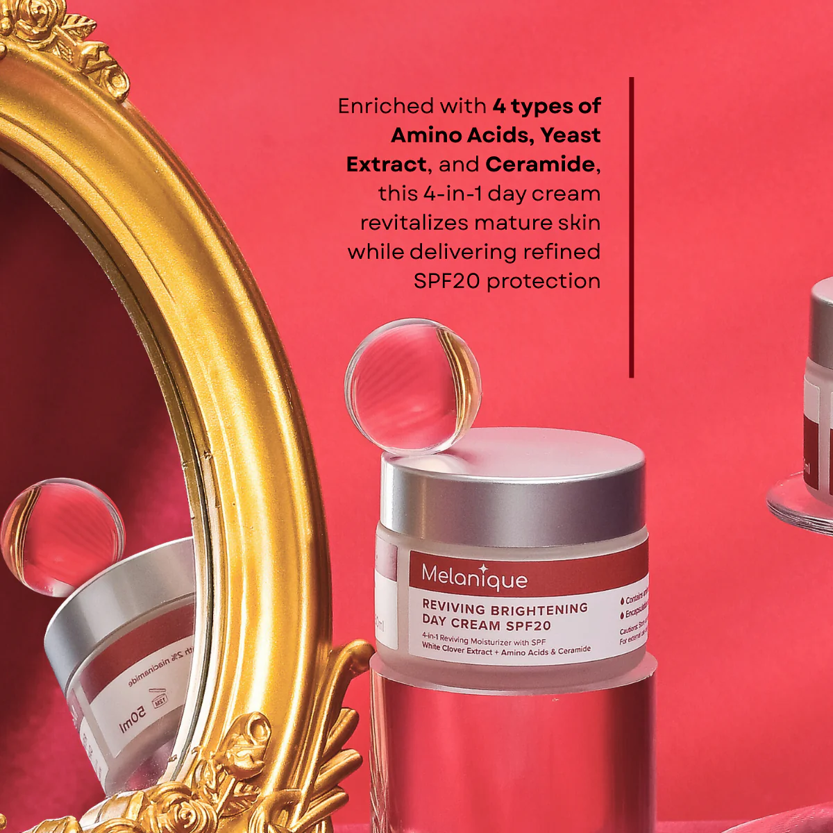 MELANIQUE REVIVING BRIGHTENING DAY CREAM SPF20 50ML - Image 2