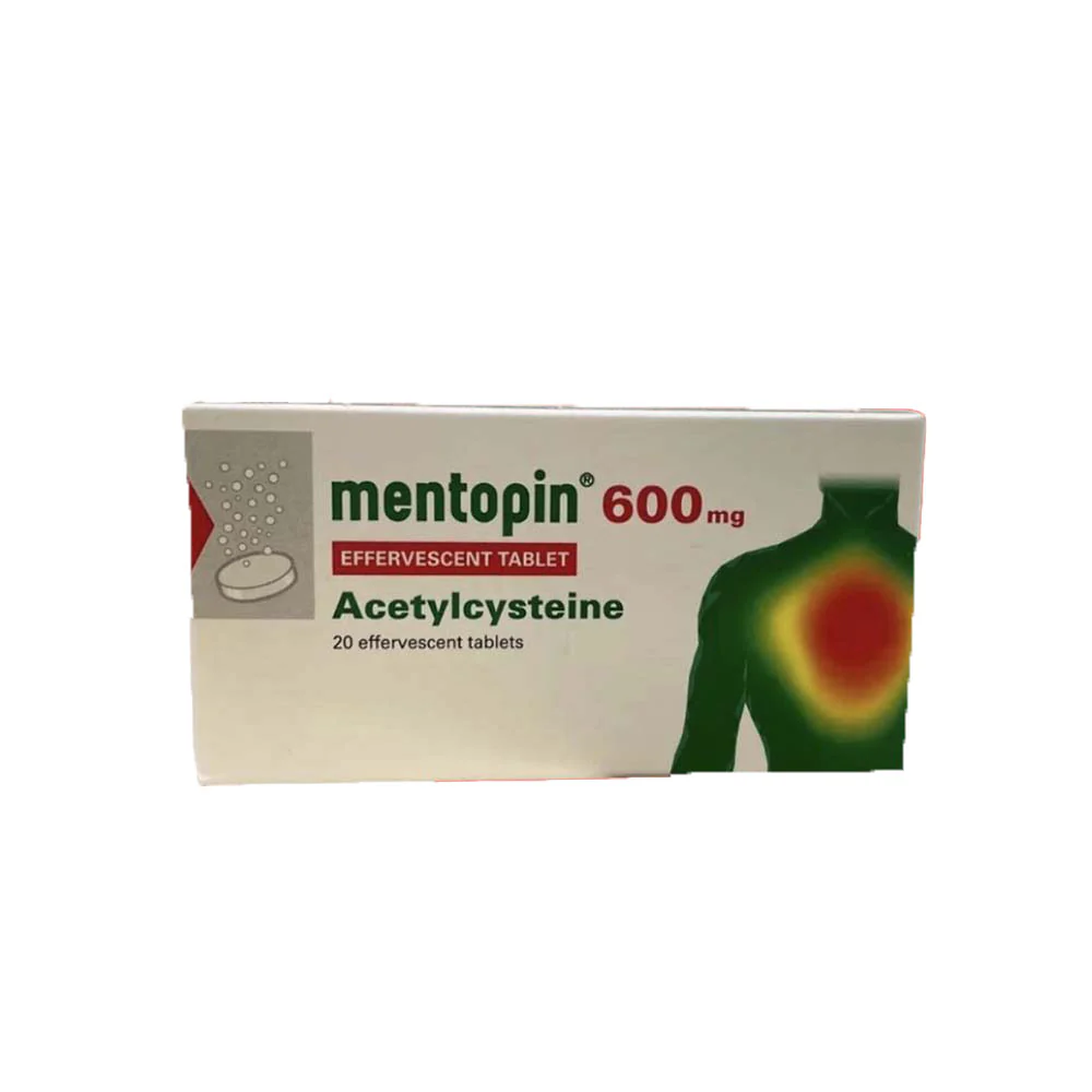 MENTOPIN 600MG EFFERVESCENT TAB 2SX10