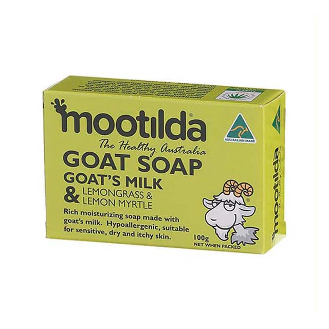 MOOTILDA GOAT'S MILK & LEMON GRASS & LEMON MYRTLE 100G