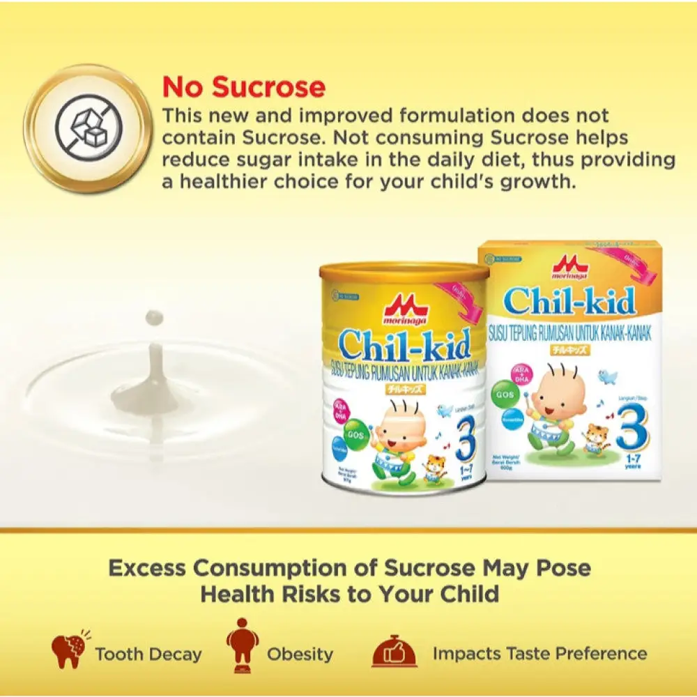 MORINAGA CHIL-KID 900G (1-7 YEARS) 900G (NO ADDED SUCROSE) - Image 5