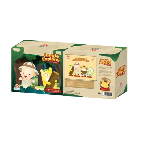 🎁 MORINAGA PLUSHIE KEYCHAIN MORI-CHAN AND BENNIE SET - GWP