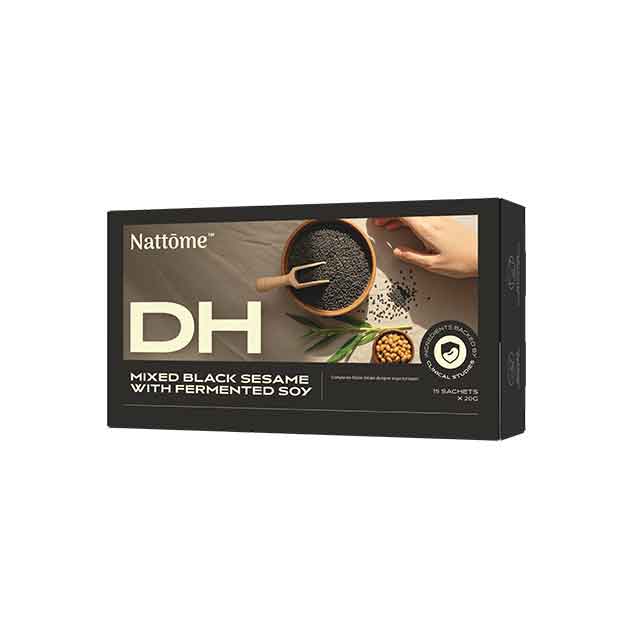 NATTOME DH MIXED BLACK SESAME WITH FERMENTED SOY 20G 15S
