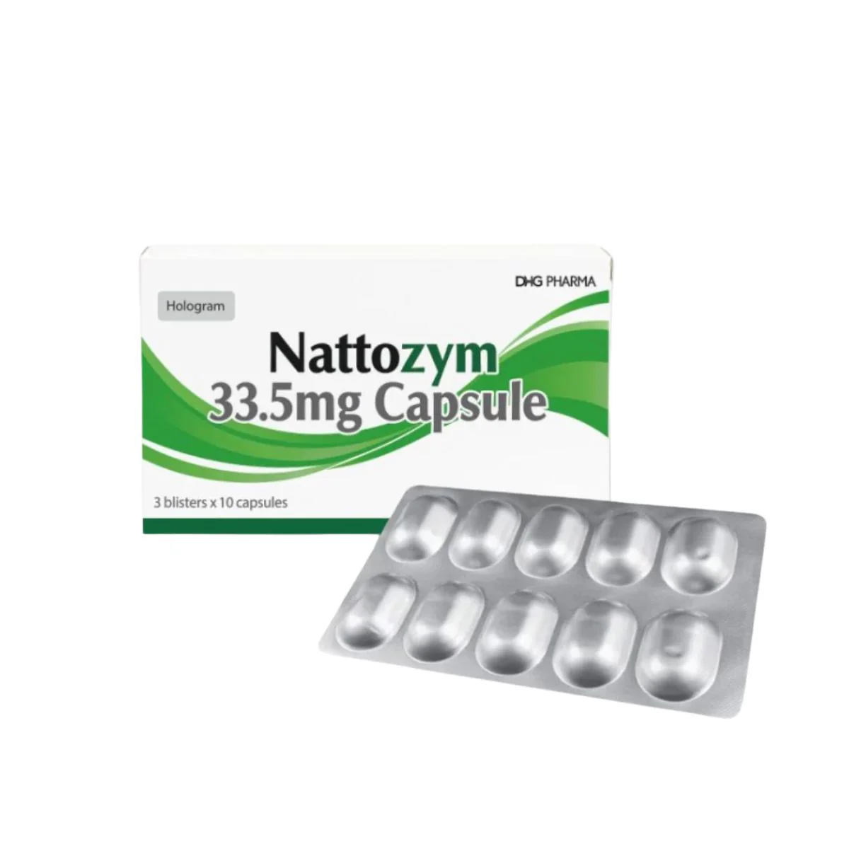 NATTOZYM 33.5MG CAPSULE 30S