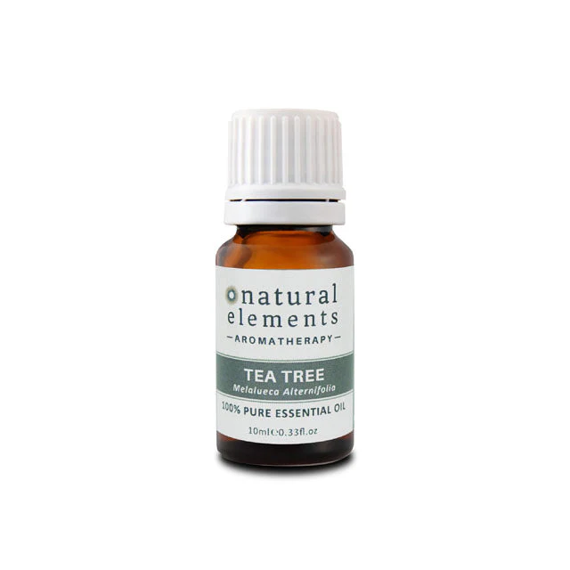NATURAL ELEMENTS AROMATHERPY TEA TREE PURE ESSENTIAL OIL 10ML
