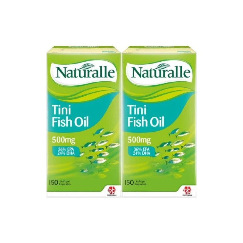 Naturalle Tini Fish Oil 500mg 150 capsules - High EPA & DHA