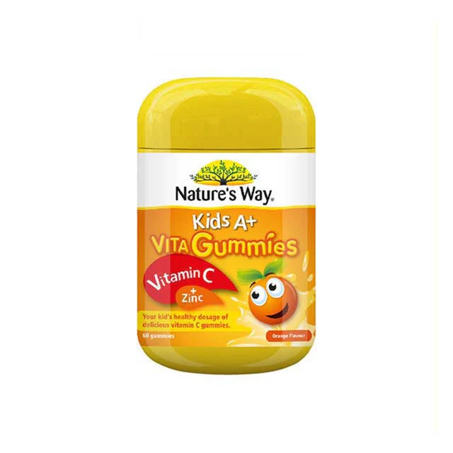 NATURES WAY KIDS A+ VITA GUMMIES WITH VITAMIN C 60S