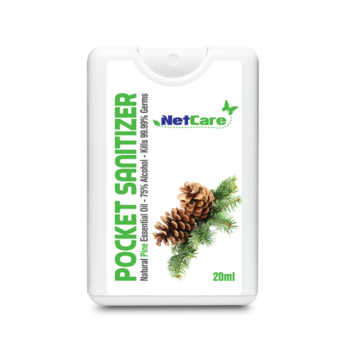 NETCARE PINE POCKET HAND SANITIZER SPRAY 20ML