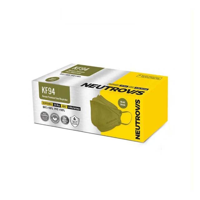 NEUTROVIS KF94 KHAKI GREEN 20S