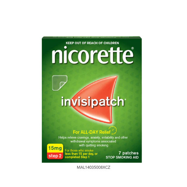 NICORETTE 15MG/16HR INVISI TRANSDERMAL PATCH (STEP 2) 7S