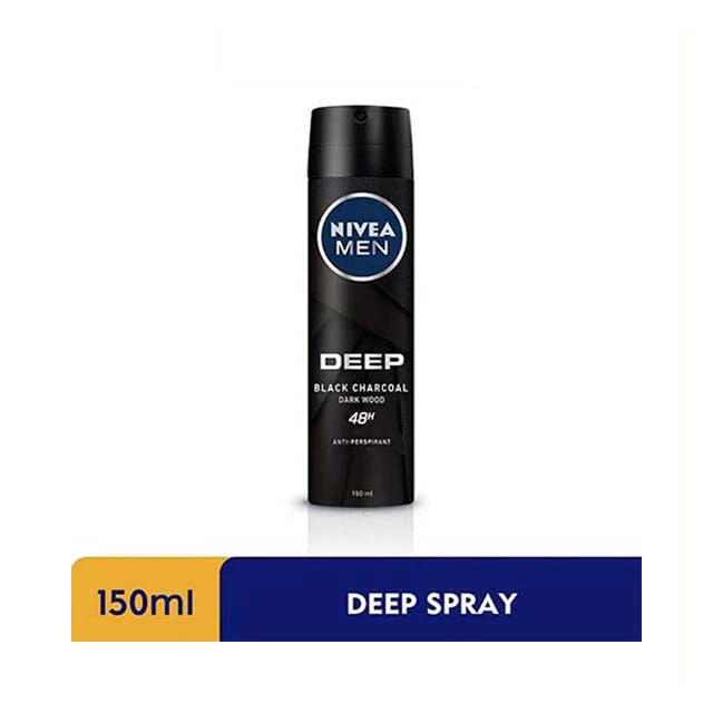 NIVEA FOR MEN DEODORANT DEEP DARKWOOD MAXXTECH SPRAY 150ML