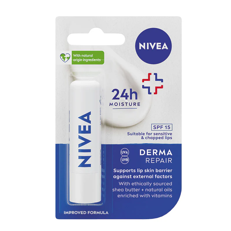 NIVEA MED REPAIR CARING LIP BALM 4.8G