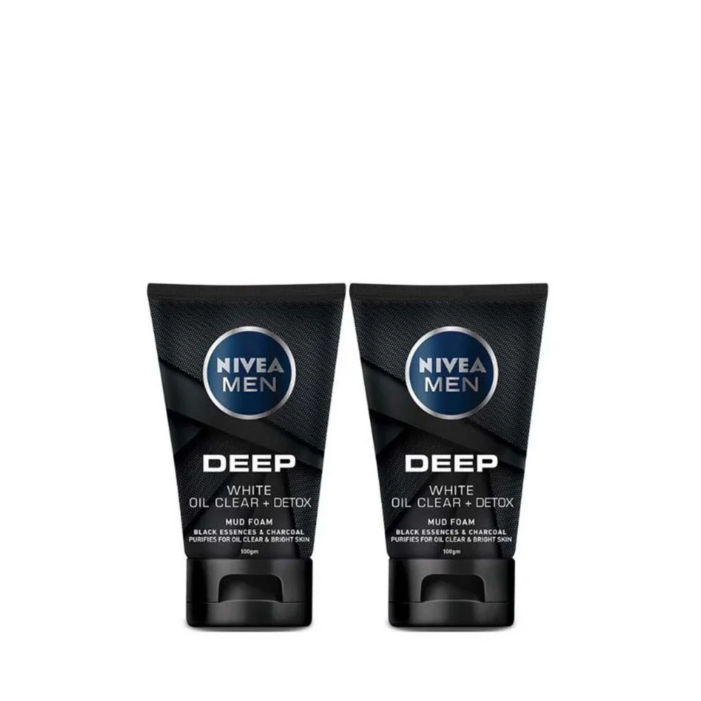 NIVEA MEN DEEP BRIGTENING OIL CLEAR MUD FOAM 100ML 2S
