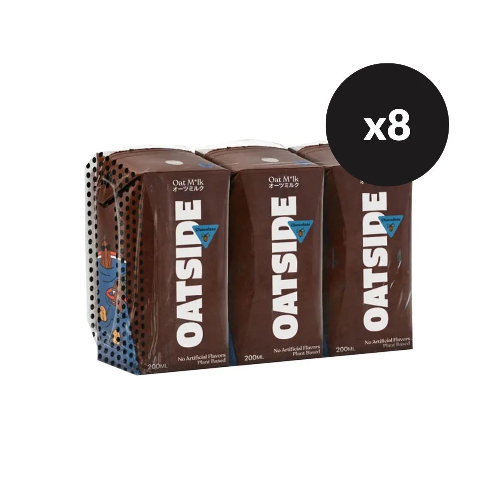 OATSIDE CHOCOLATE OAT MILK 200ML 3S X 8