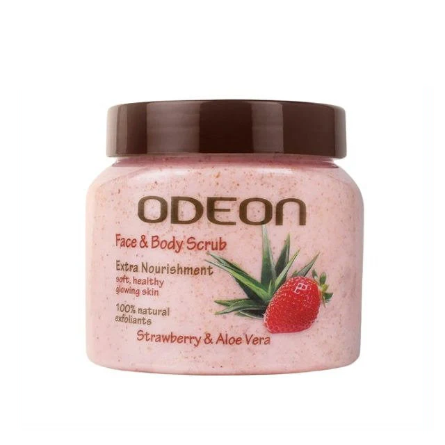 ODEON FACE & BODY SCRUB STRAWBERRY & ALOE VERA 300ML