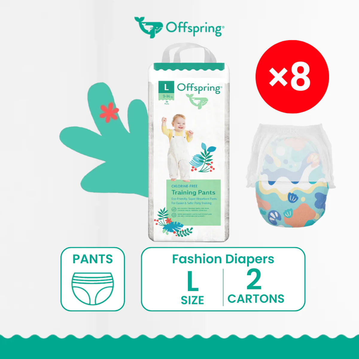 OFFSPRING FASHION PANTS L 36S X 8
