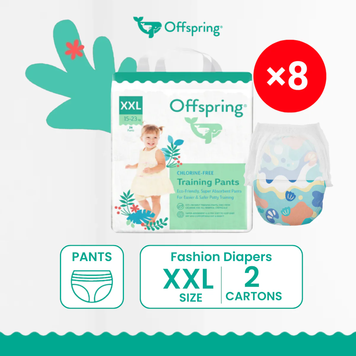 OFFSPRING FASHION PANTS XXL 24S X 8