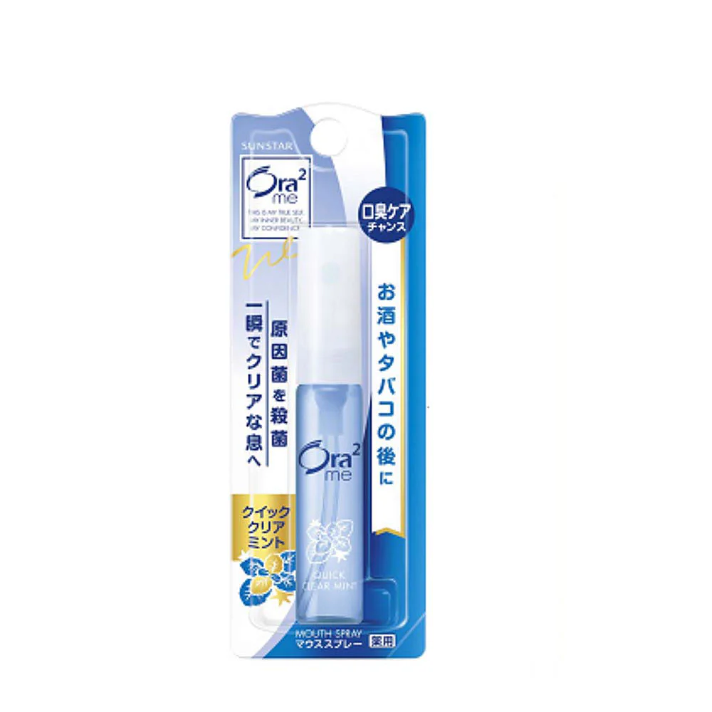 ORA2 ME QUICK CLEAR MINT ALCOHOL MOUTH SPRAY 6ML