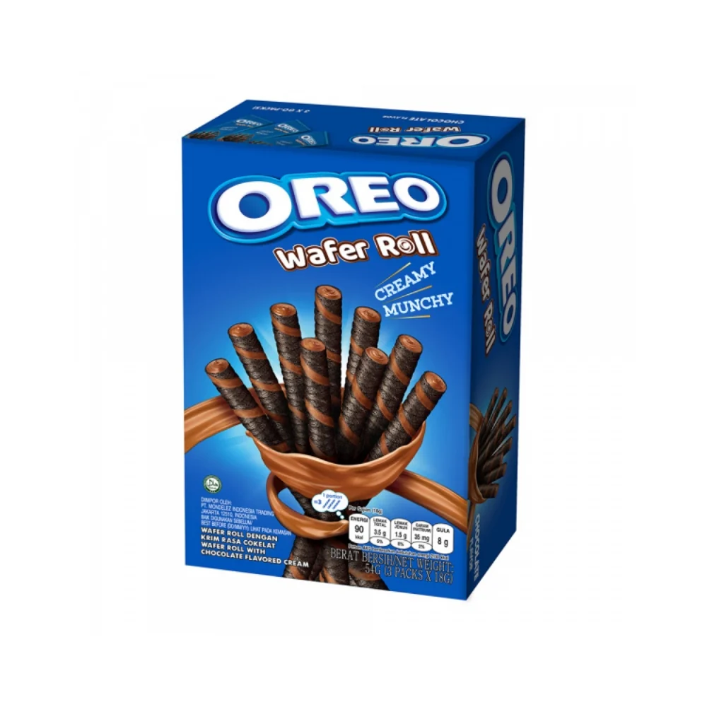 OREO WAFER ROLL CHOCOLATE 54G