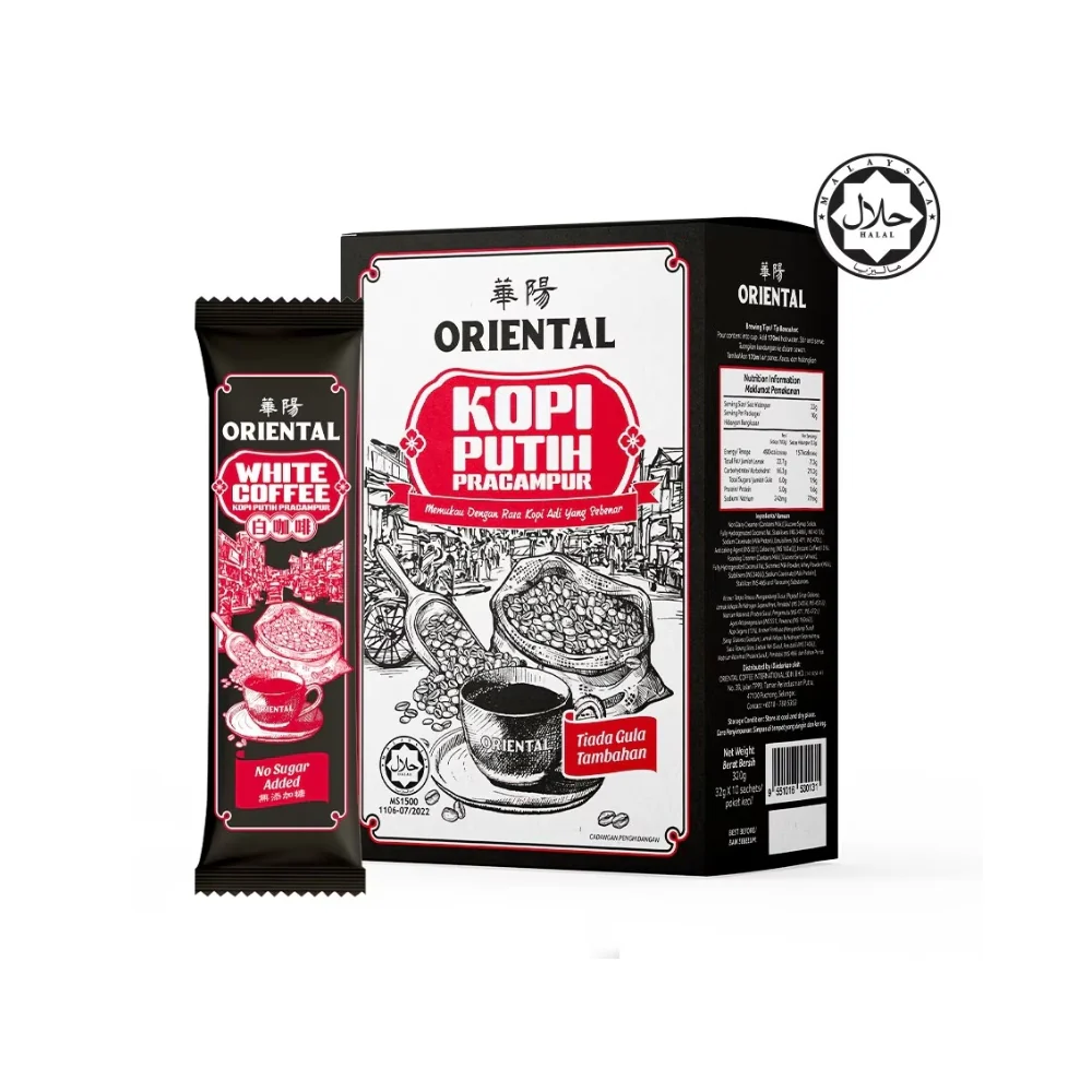 ORIENTAL NO SUGAR WHITE COFFEE 10S