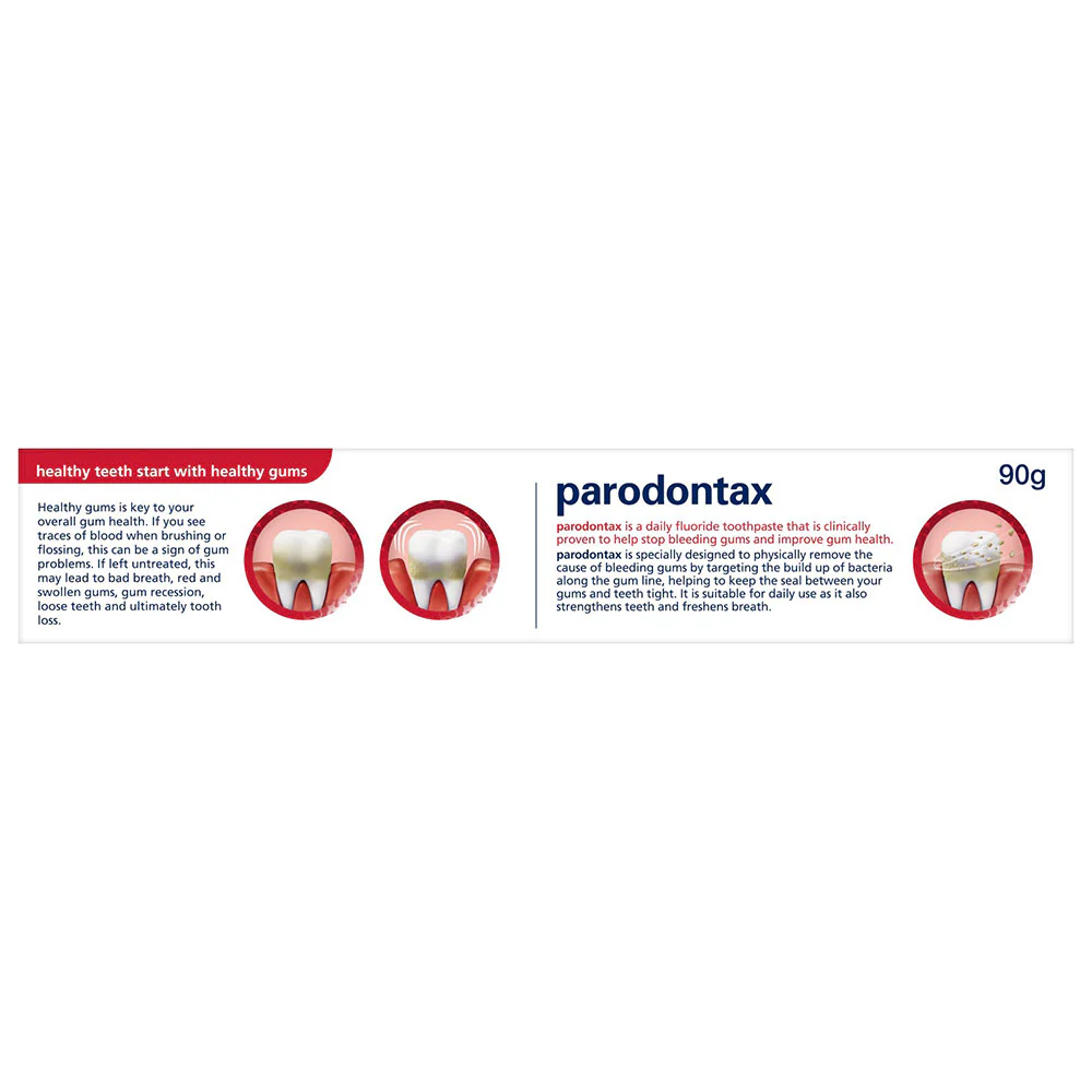 PARODONTAX DAILY FLOURIDE TOOTHPASTE 90G ORIGINAL - Image 2