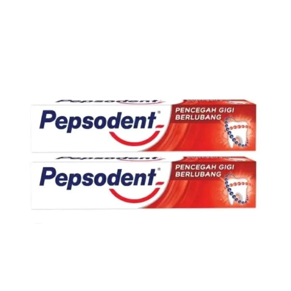 PEPSODENT PENCEGAH GIGI BERLUBANG TOOTHPASTE 225G 2S