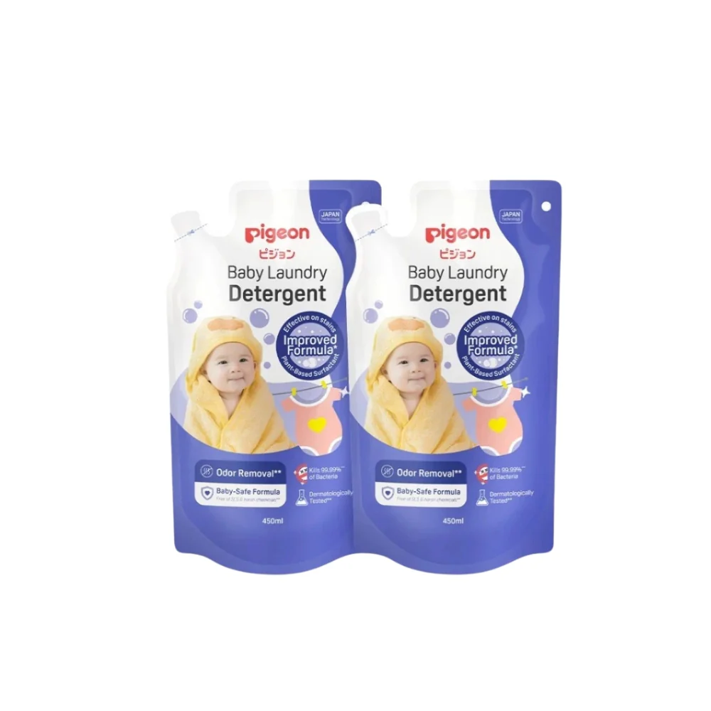 PIGEON BABY LAUNDRY DETERGENT REFILL 450ML 2S 79764