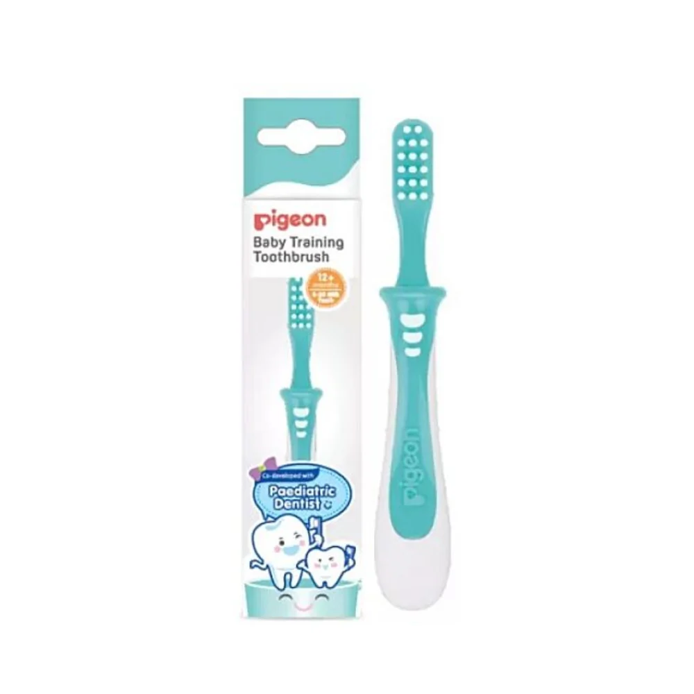 PIGEON BABY TRAINING TOOTHBRUSH LESSON 3 BLUE 78340