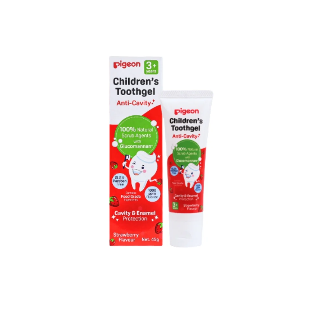 PIGEON CHILDREN TOOTHGEL ANTI-CAVITY STRAWBERRY 45G