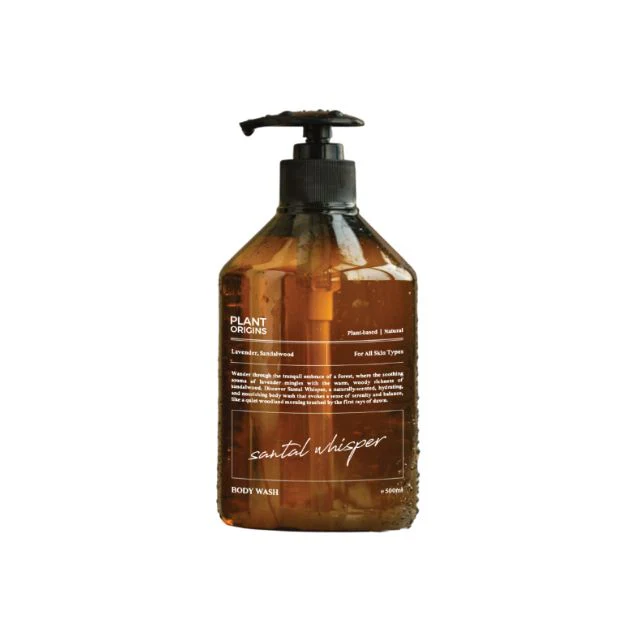 PLANT ORIGINS BODY WASH SANTAL WHISPER 500ML