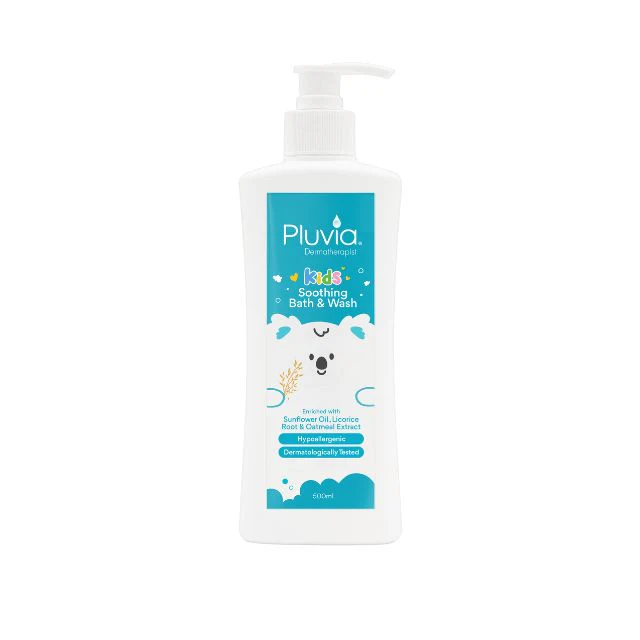 PLUVIA KIDS SOOTHING BATH & WASH 500ML