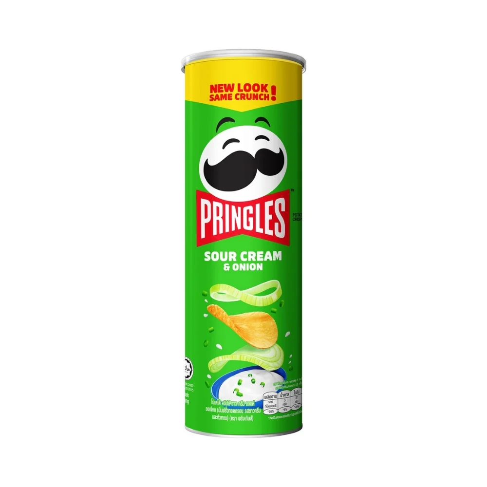 PRINGLES SNACK SOUR CREAM & ONION 102G