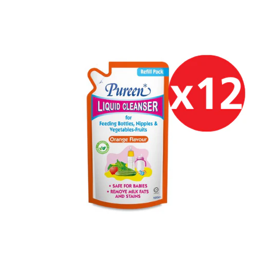 PUREEN LIQUID CLEANSER (ORANGE) 600ML x 12