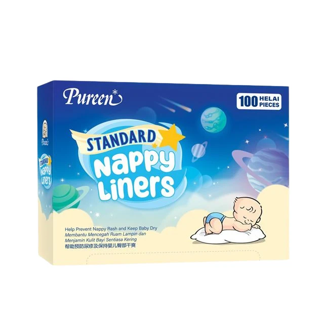 PUREEN NAPPY LINERS STANDARD 100S