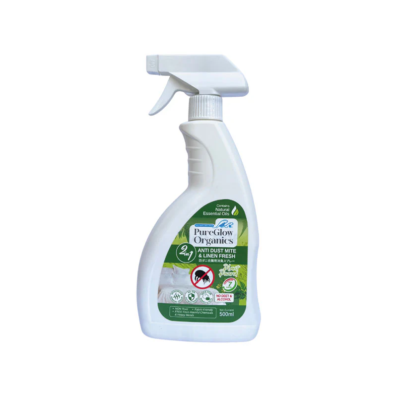 PUREGLOW ORGANICS ANTI DUST MITE & LINEN FRESH 2IN1 500ML