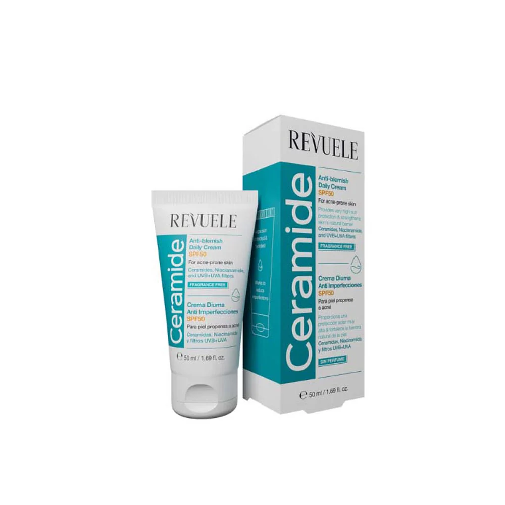 REVUELE CERAMIDE ANTI-BLEMISH DAILY CREAM SPF50 50ML