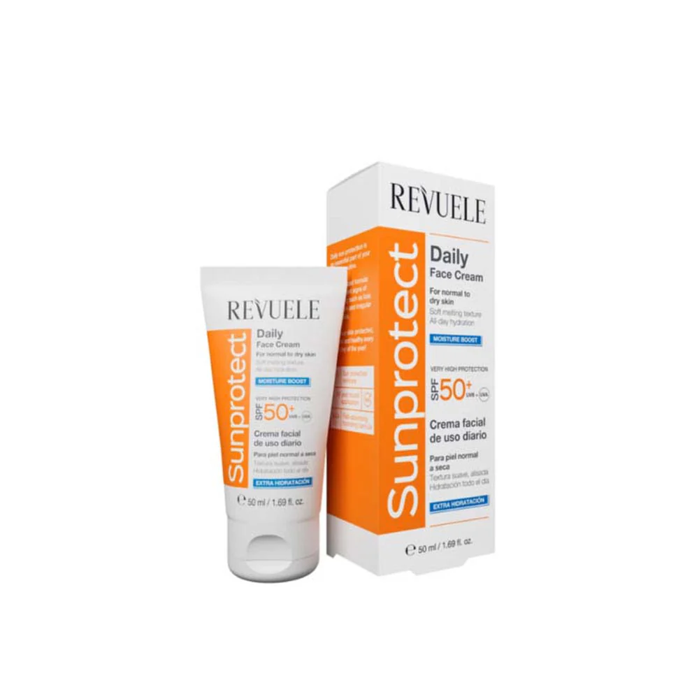 REVUELE SUNPROTECT DAILY FACE CREAM-MOISTURE BOOST SPF 50+ 50ML