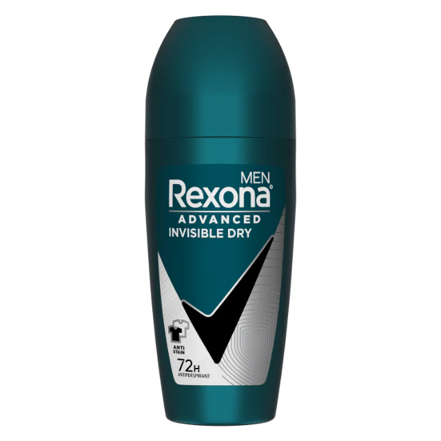 REXONA MEN DEODORANT ROLL ON ADVANCED PROTECT INVISIBLE DRY 45ML