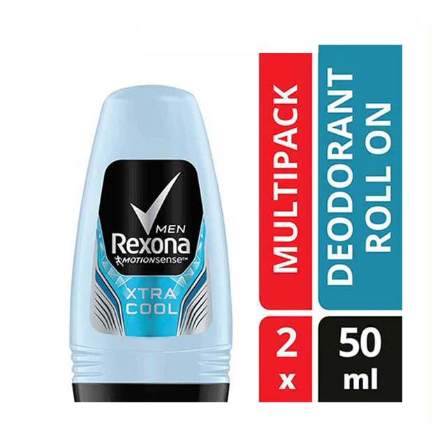 REXONA MEN DEODORANT ROLL ON MOTIONACTIVATED XTRA COOL 45ML 2S