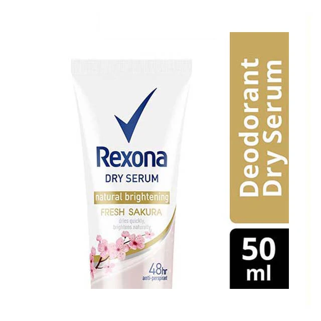 REXONA WOMEN DEODORANT DRY SERUM NATURAL BRIGHTENING FRESH SAKURA 50ML