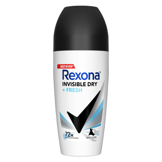 REXONA WOMEN DEODORANT ROLL ON MOTIONACTIVATED INVISIBLE DRY 45ML