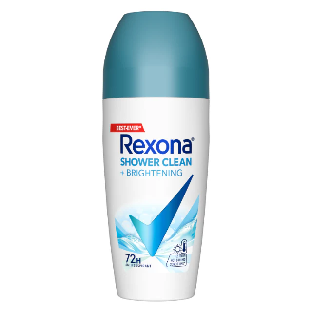 REXONA WOMEN DEODORANT ROLL ON MOTIONACTIVATED SHOWER CLEAN 45ML